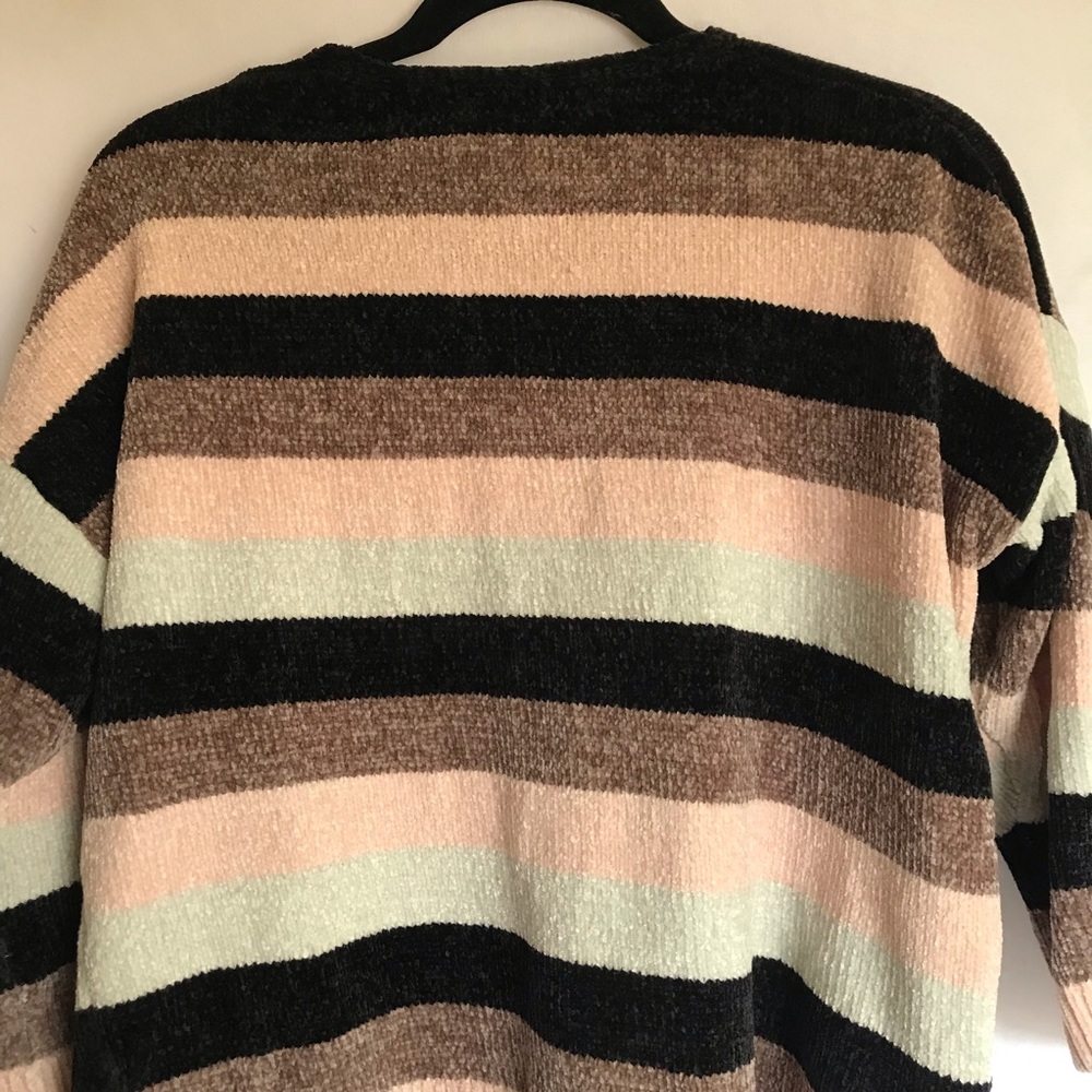 Dreamer Boho Cozy Knit Stripped Sweater - Picture 7 of 8